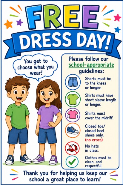 Free Dress Day